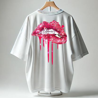 BillionaireZ “Lip Drop” Oversized Tee