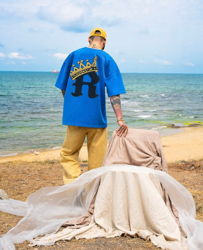 Crowned Royals” Oversized Tee – BillionaireZ Edition