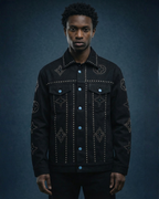 BillionaireZ Authority Studded Jacket
