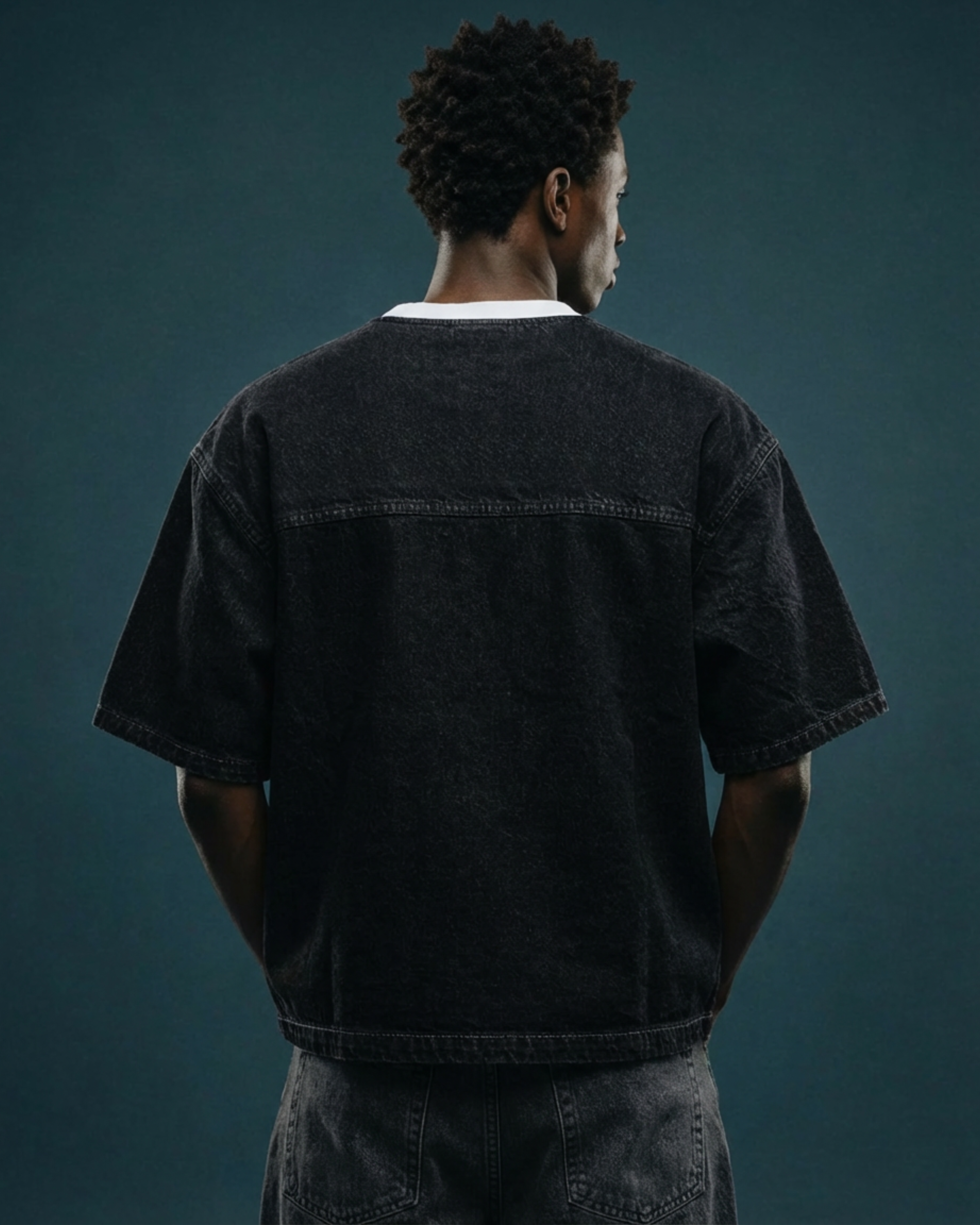 BillionaireZ Black Denim Tee