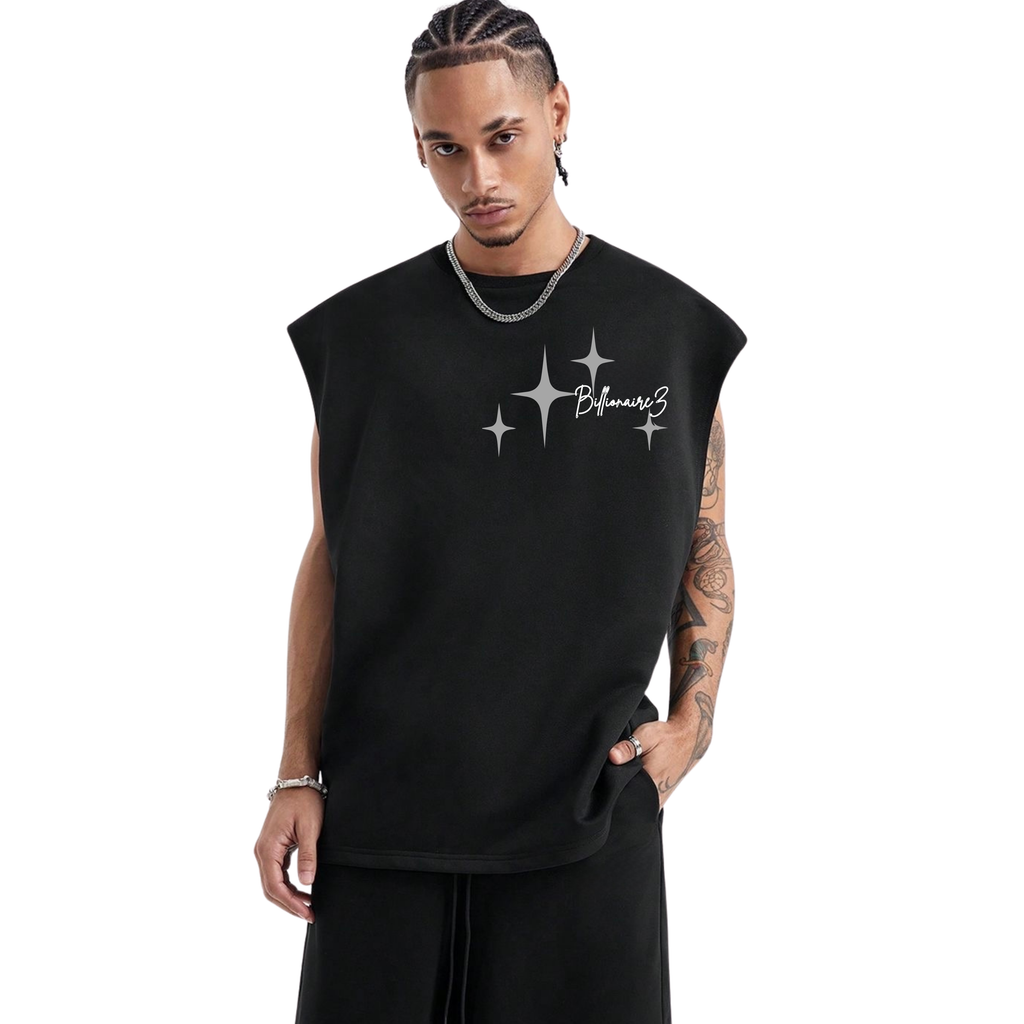 BZ Starlit Rhinestone Sleeveless Tank