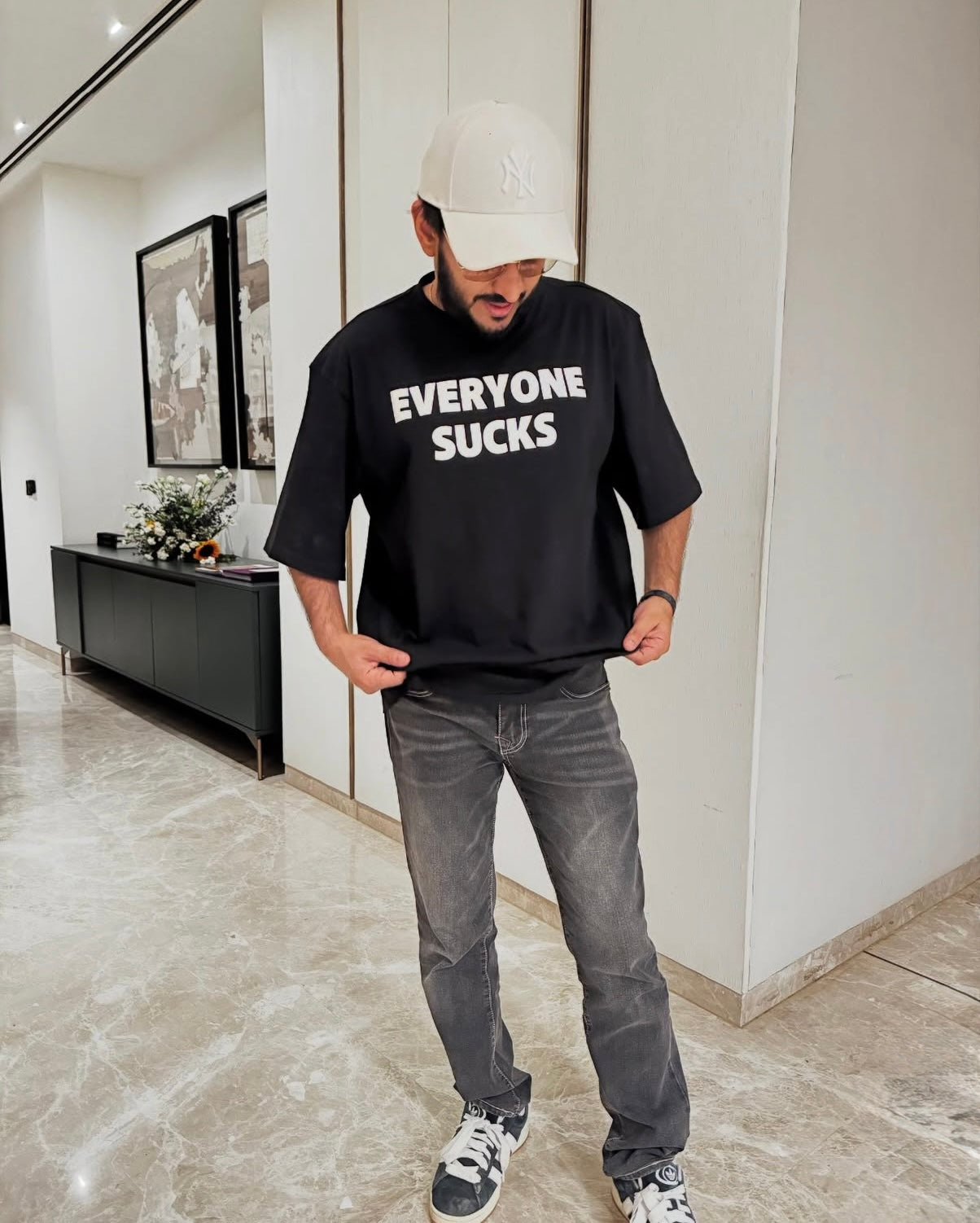 BillionaireZ “Everyone Sucks” Oversized T-Shirt- Aman Gupta (Boat)
