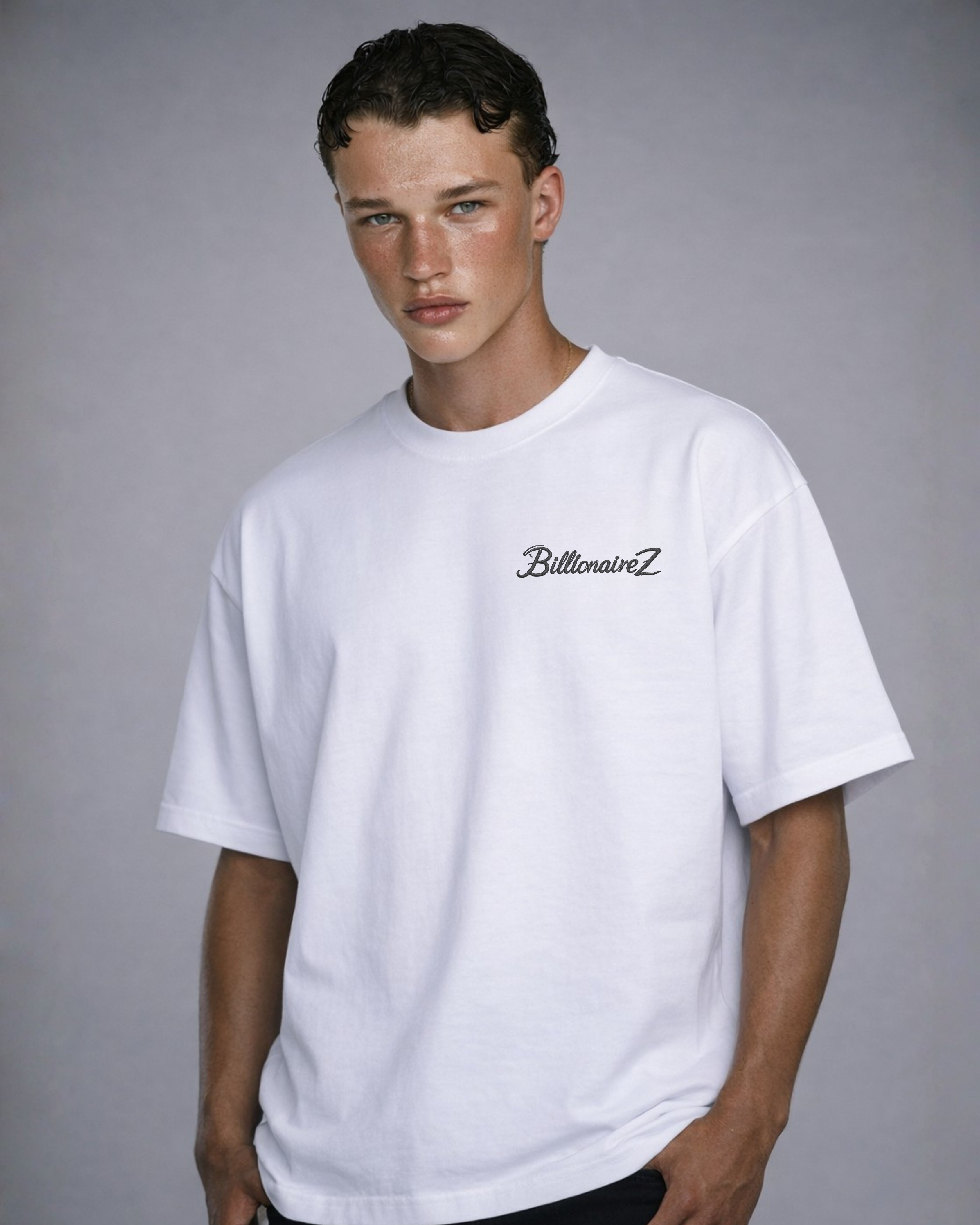 Ivory Form Oversized Tee