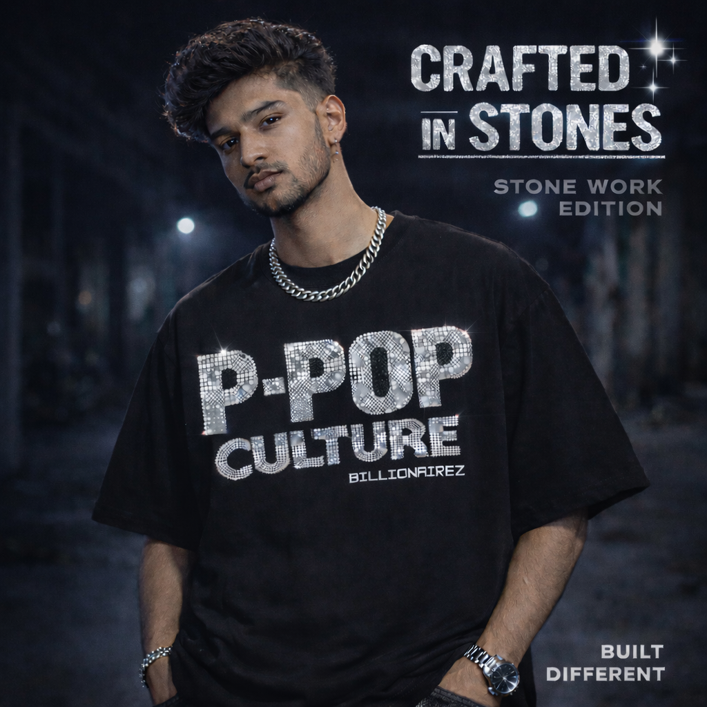 BillionaireZ – P-POP Culture Rhinestone Tee