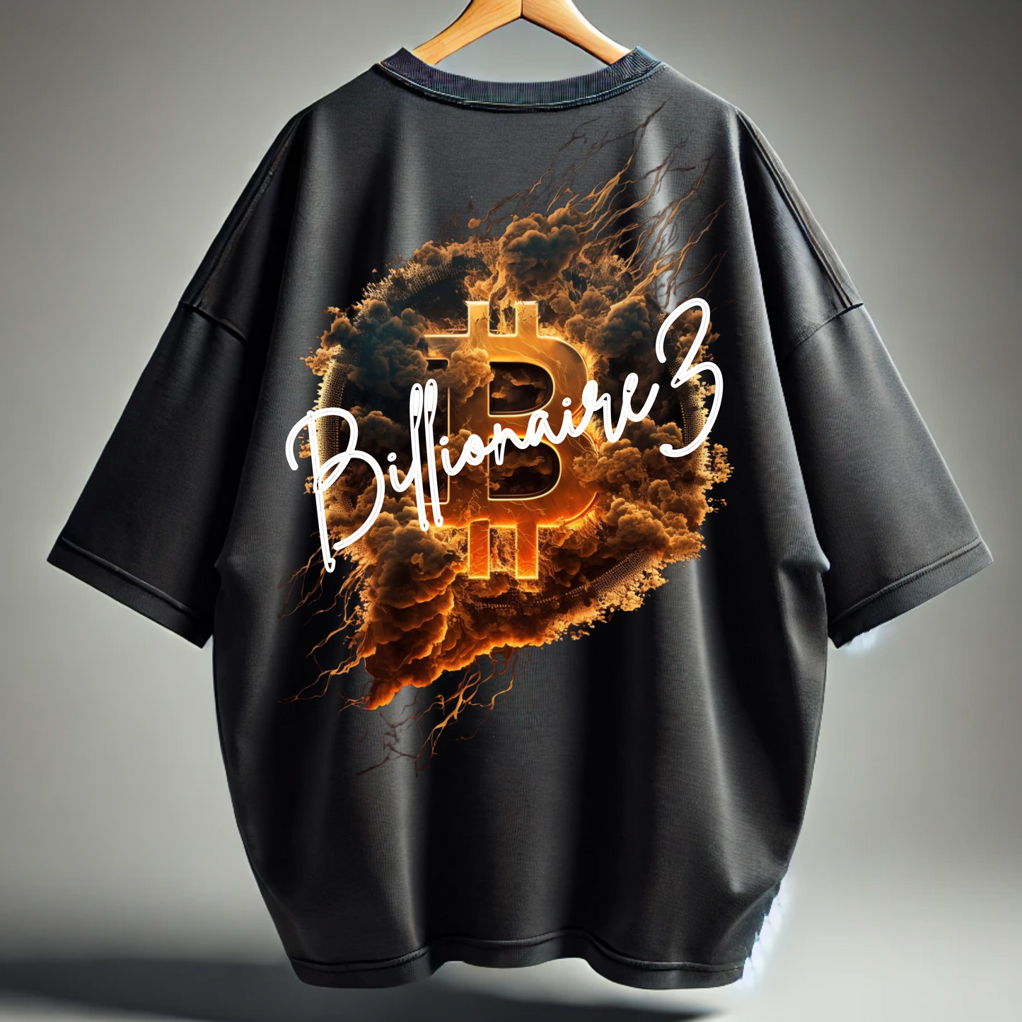 Billionairez “Crypto Blaze” Oversized Tee