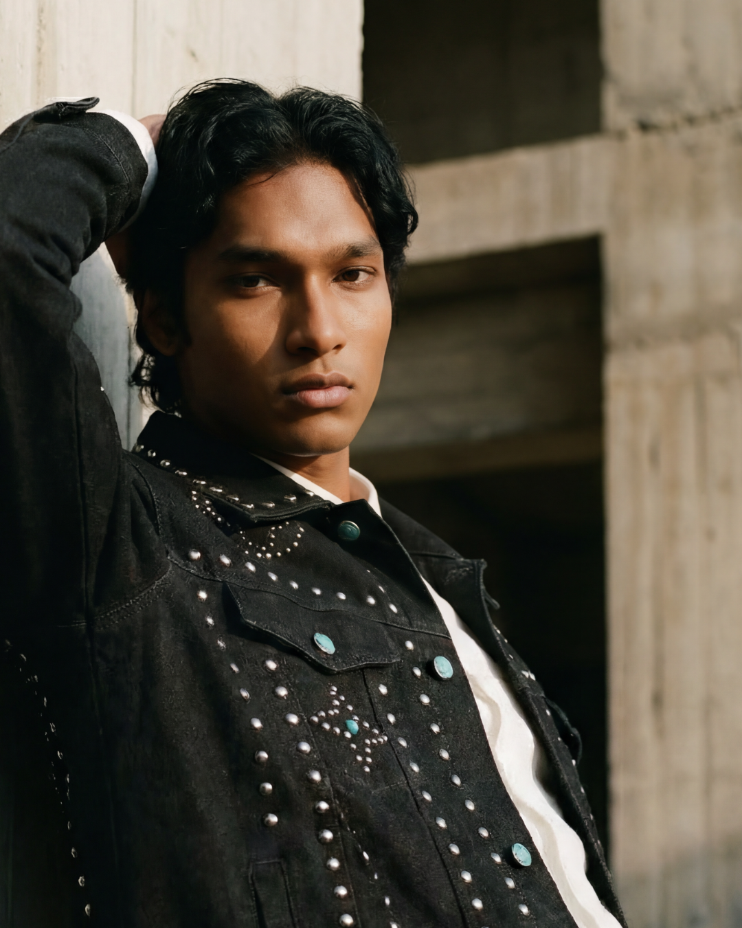 BillionaireZ Authority Studded Jacket