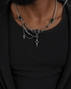Nocturne Onyx 925 Silver Necklace