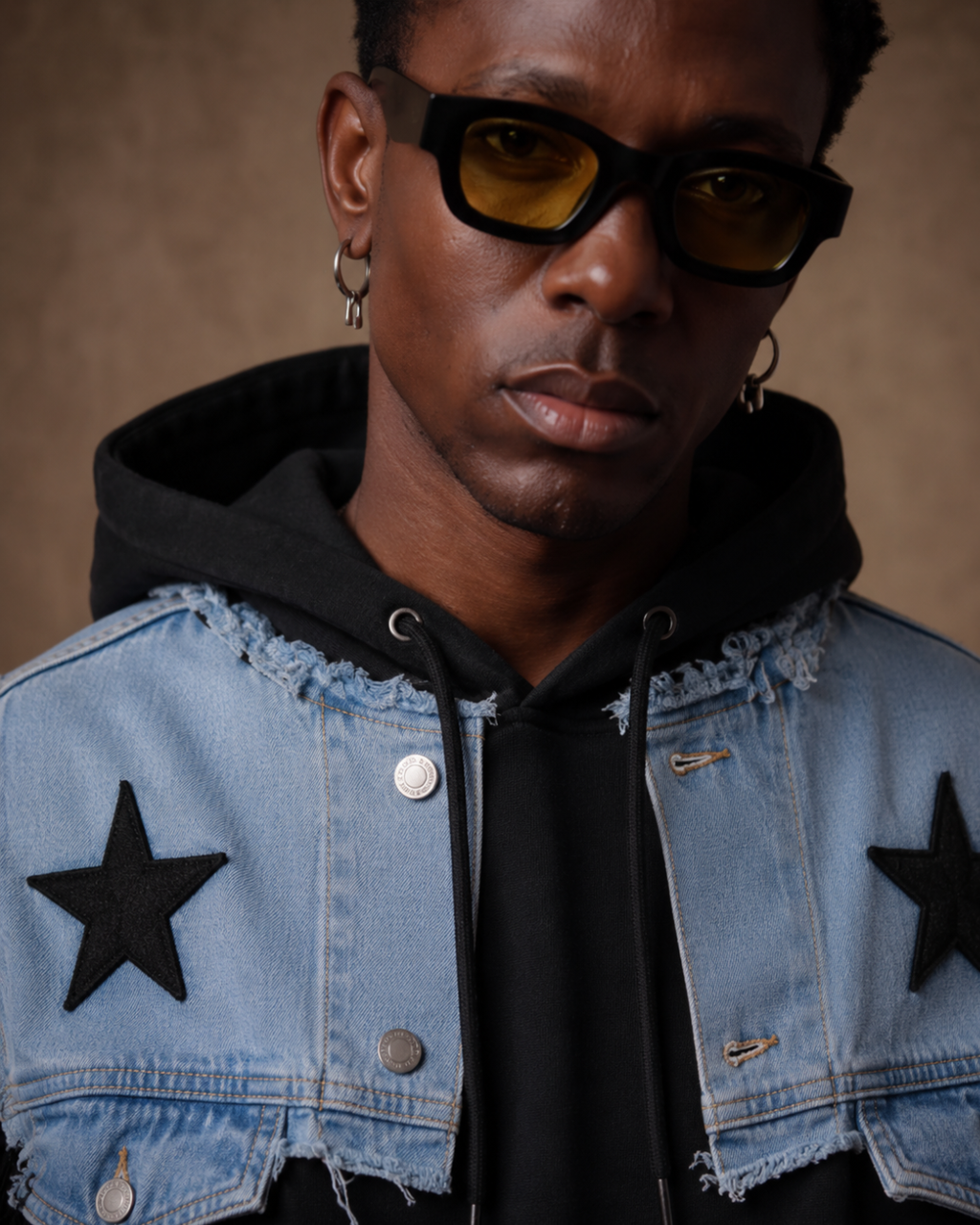 BillionaireZ Outlaw Star Denim Hoodie