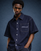 BillionaireZ Indigo Authority Denim Shirt