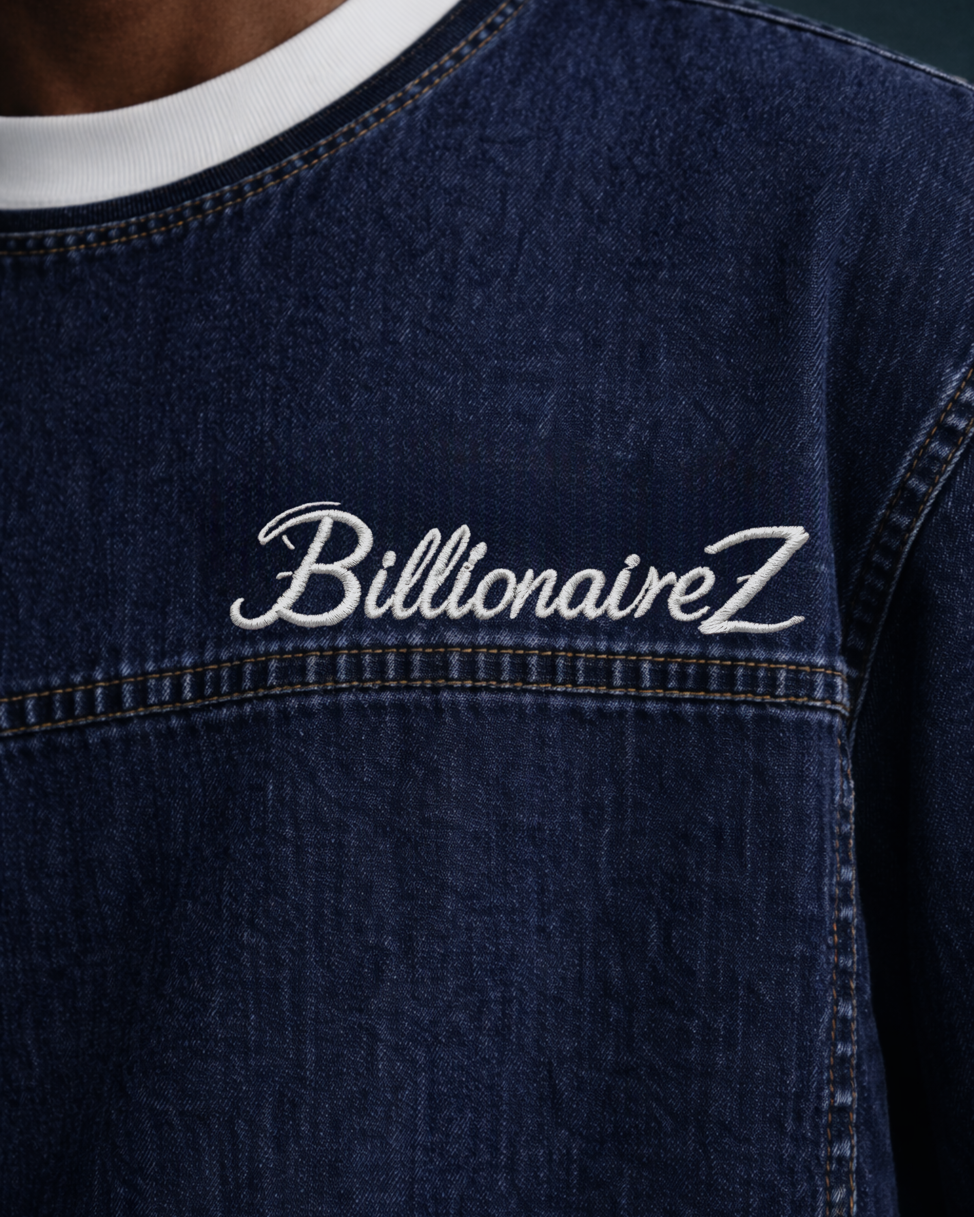BillionaireZ Denim Signature Tee