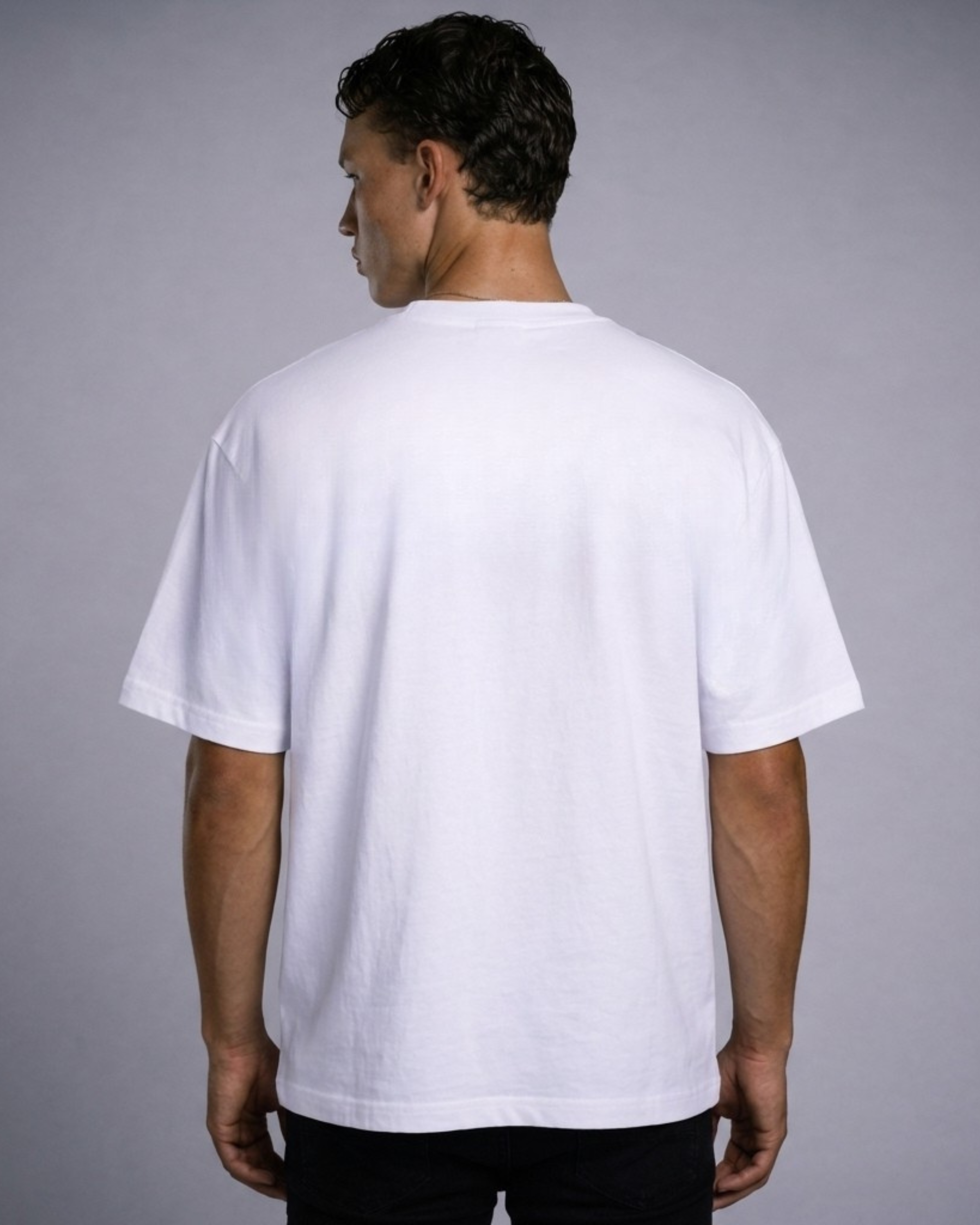 Ivory Form Oversized Tee