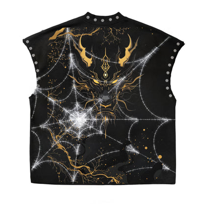 Dragon Reign™ Studded Sleeveless Vest