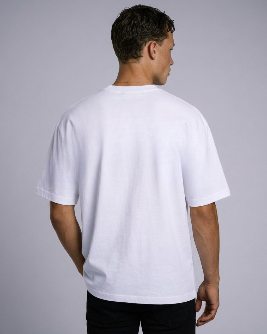 Ivory Form Oversized Tee