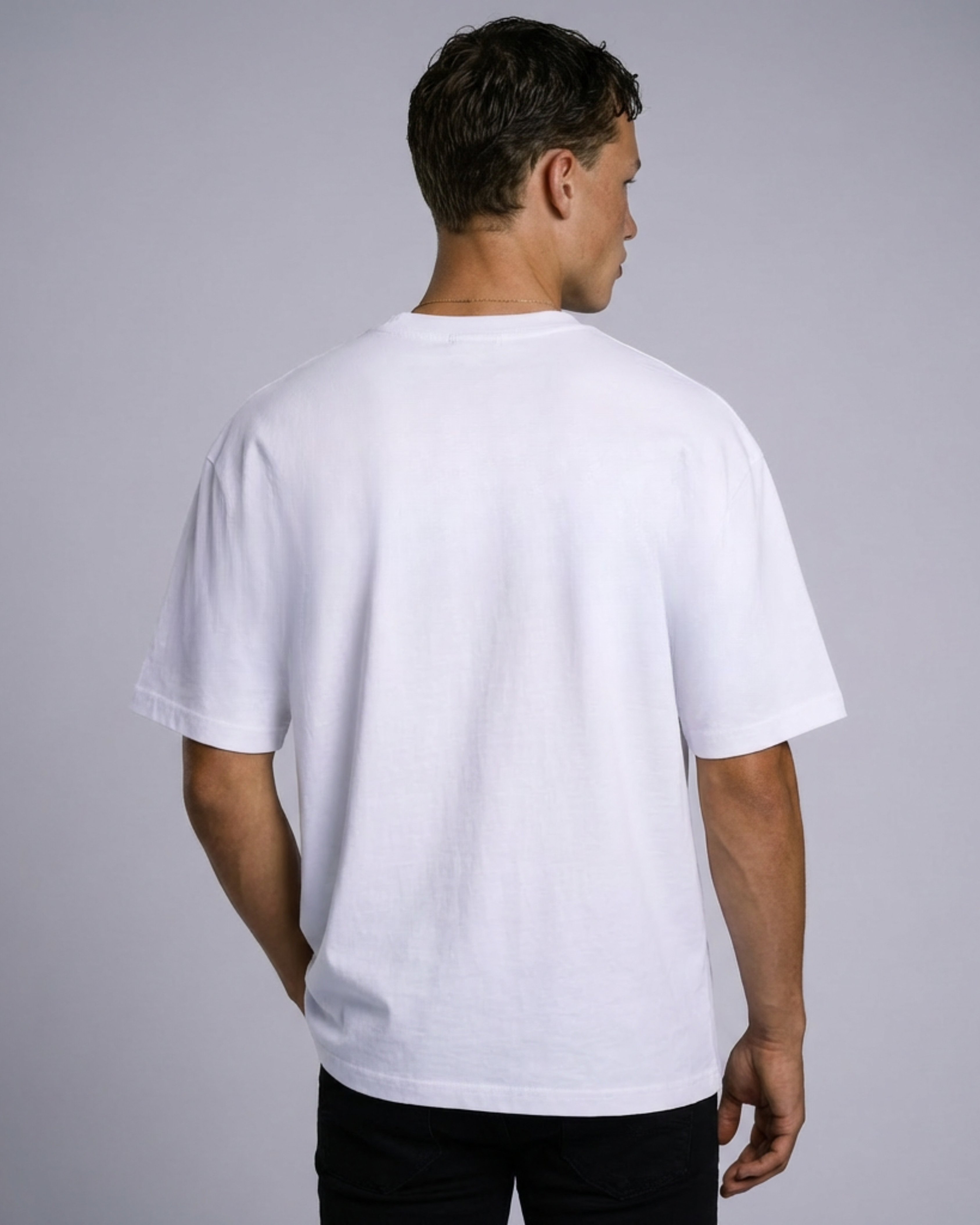 Ivory Form Oversized Tee