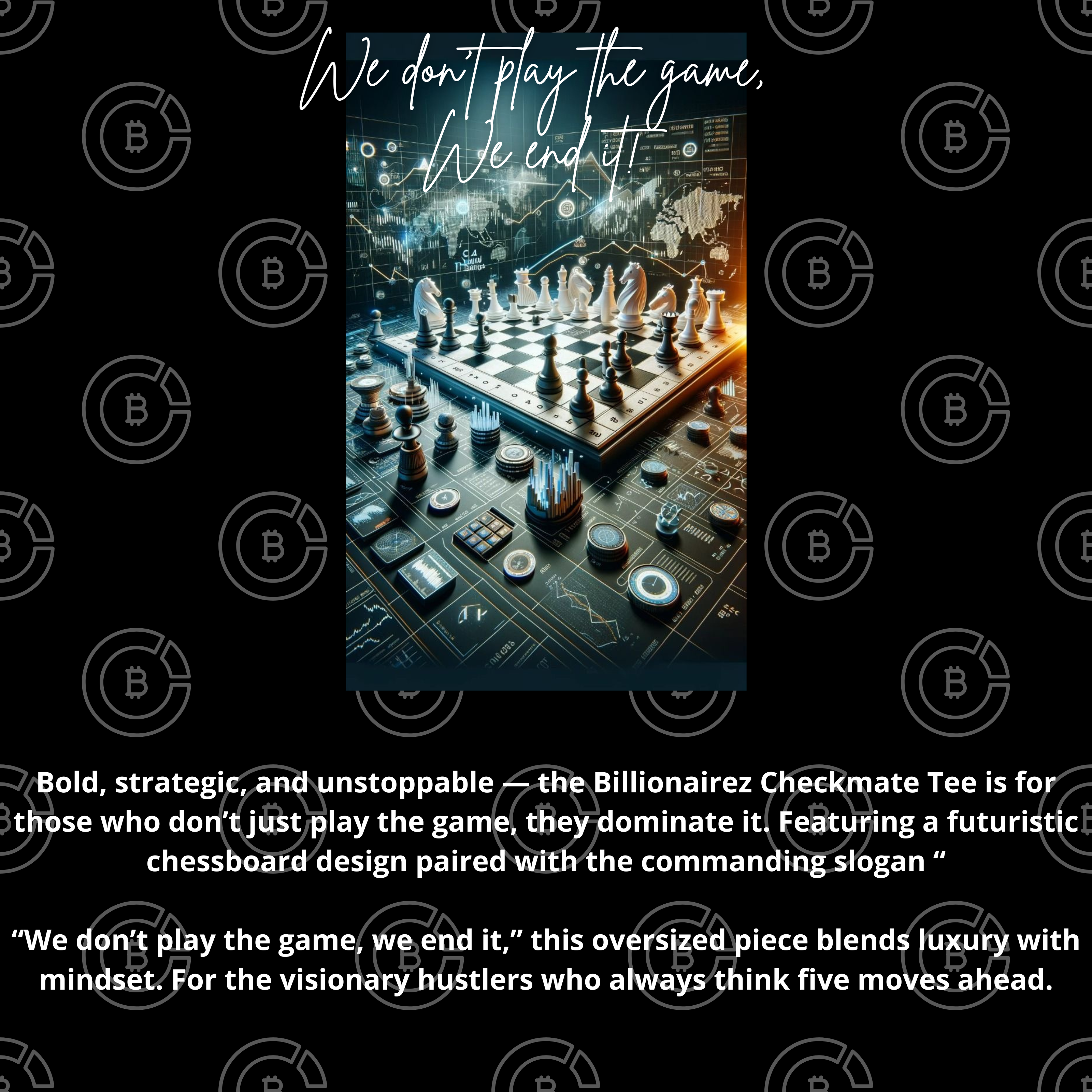 Billionairez “Checkmate” Oversized Tee