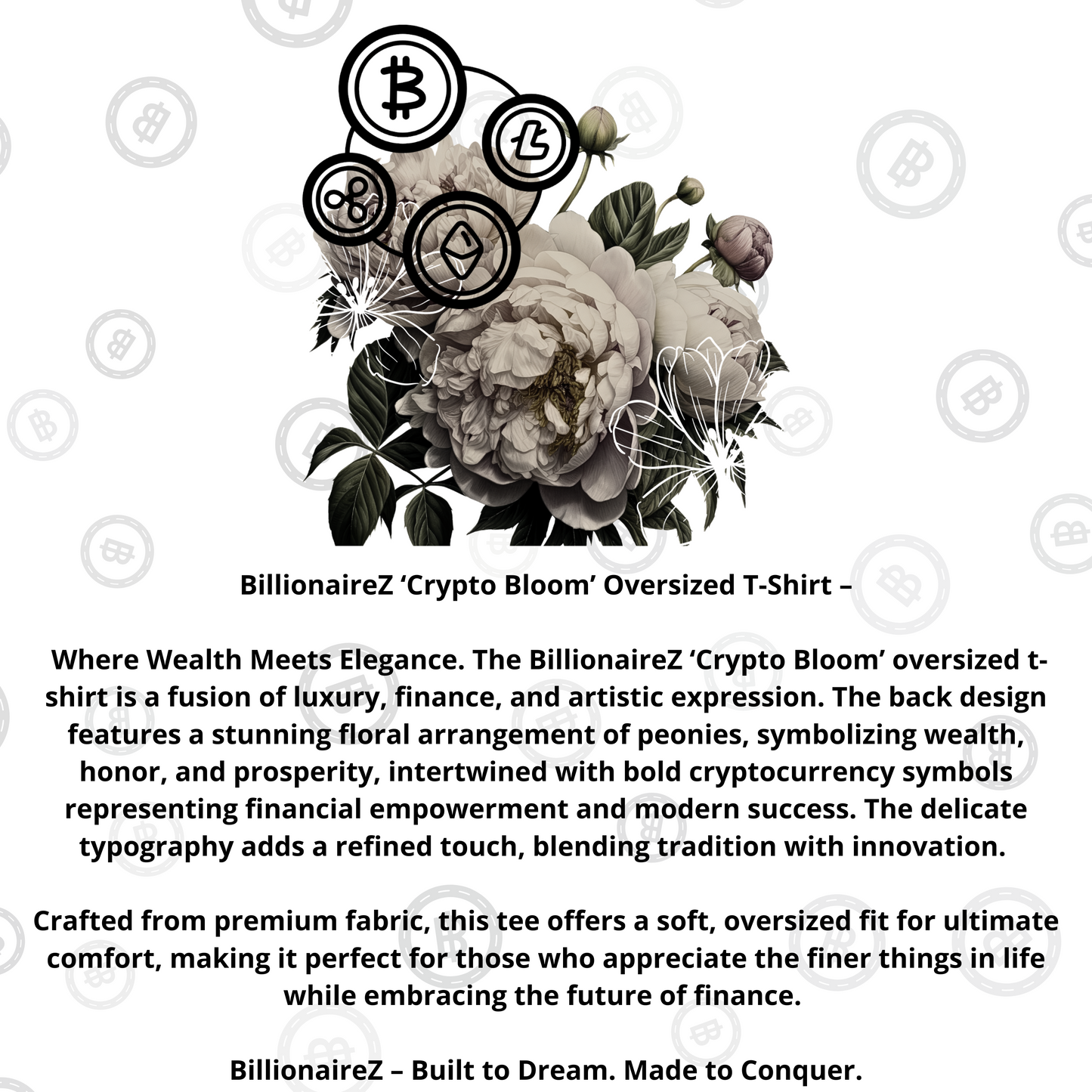 BillionaireZ ‘Crypto Bloom’ Oversized T-Shirt