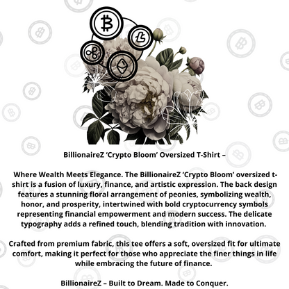 BillionaireZ ‘Crypto Bloom’ Oversized T-Shirt