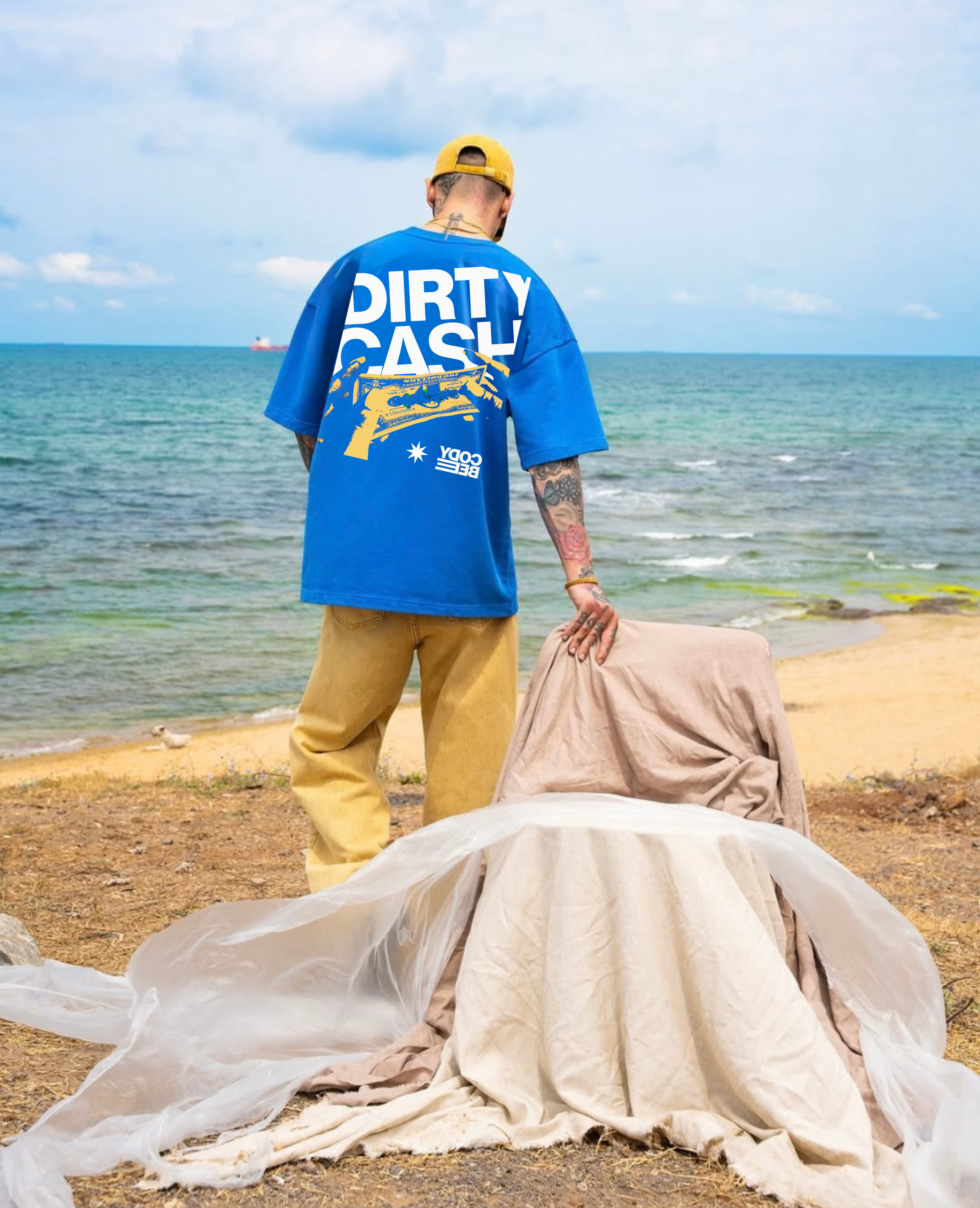 BillionaireZ Dirty Cash Oversized Tee