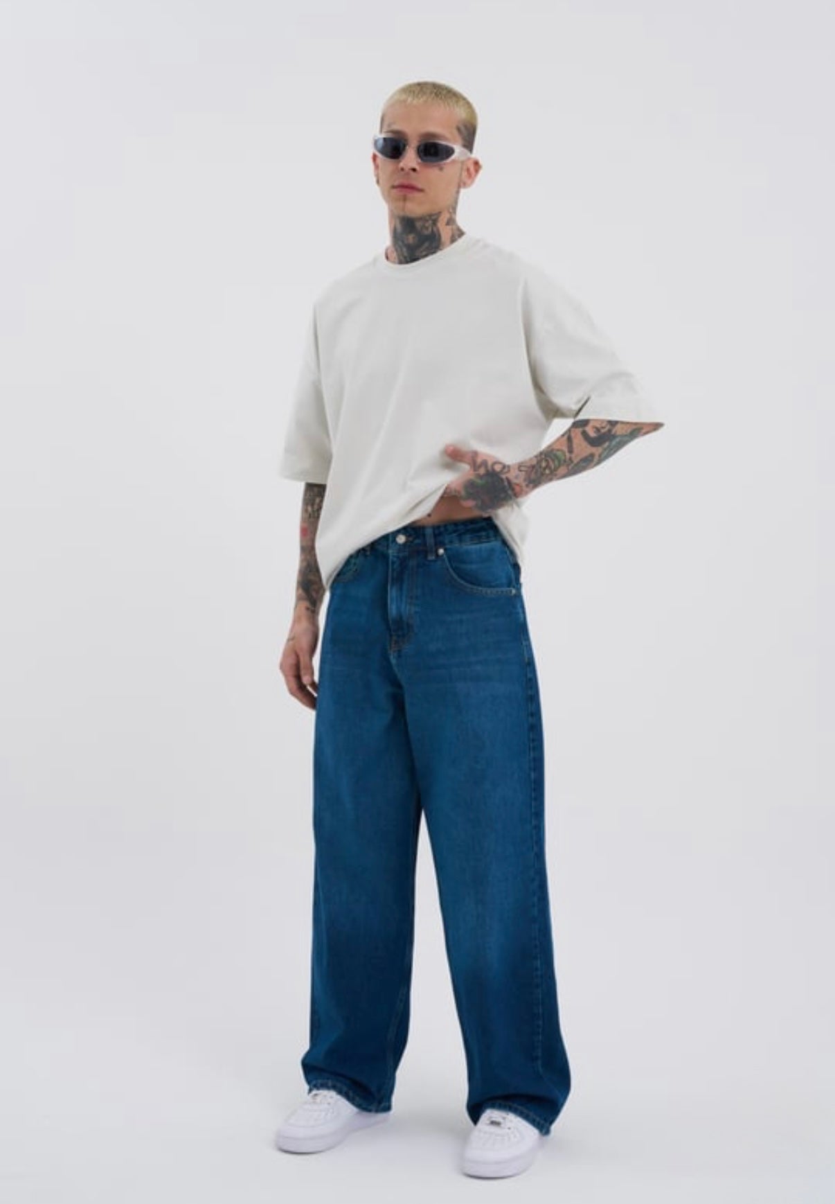 Royal Indigo Wide-Leg Jeans – BillionaireZ Originals