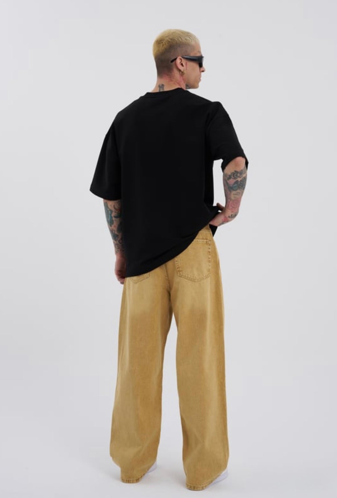 Golden Drift Oversized Denim – BillionaireZ Originals
