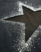 BillionaireZ Grey Starlight Cut Out Tee