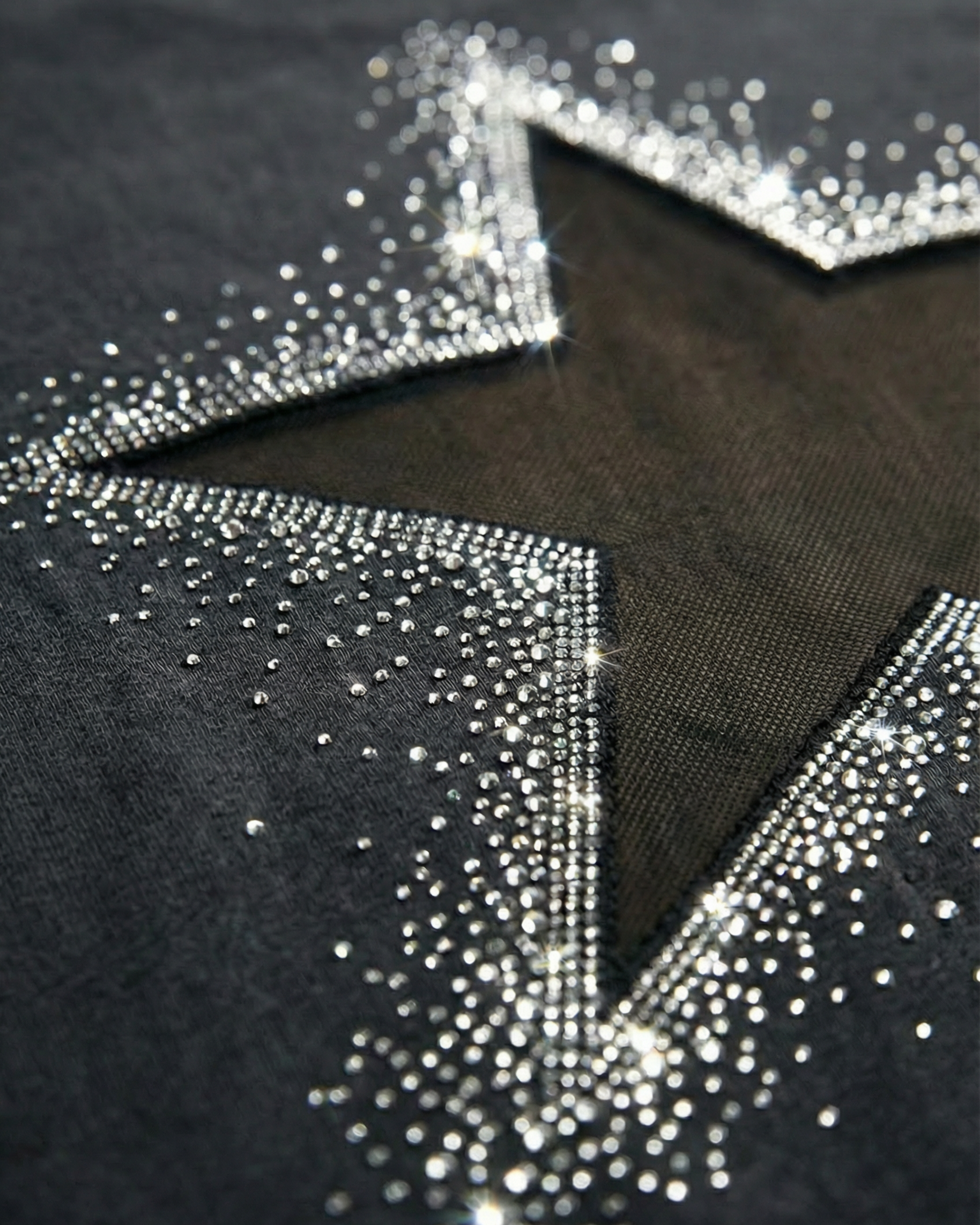 BillionaireZ Grey Starlight Cut Out Tee