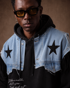BillionaireZ Outlaw Star Denim Hoodie