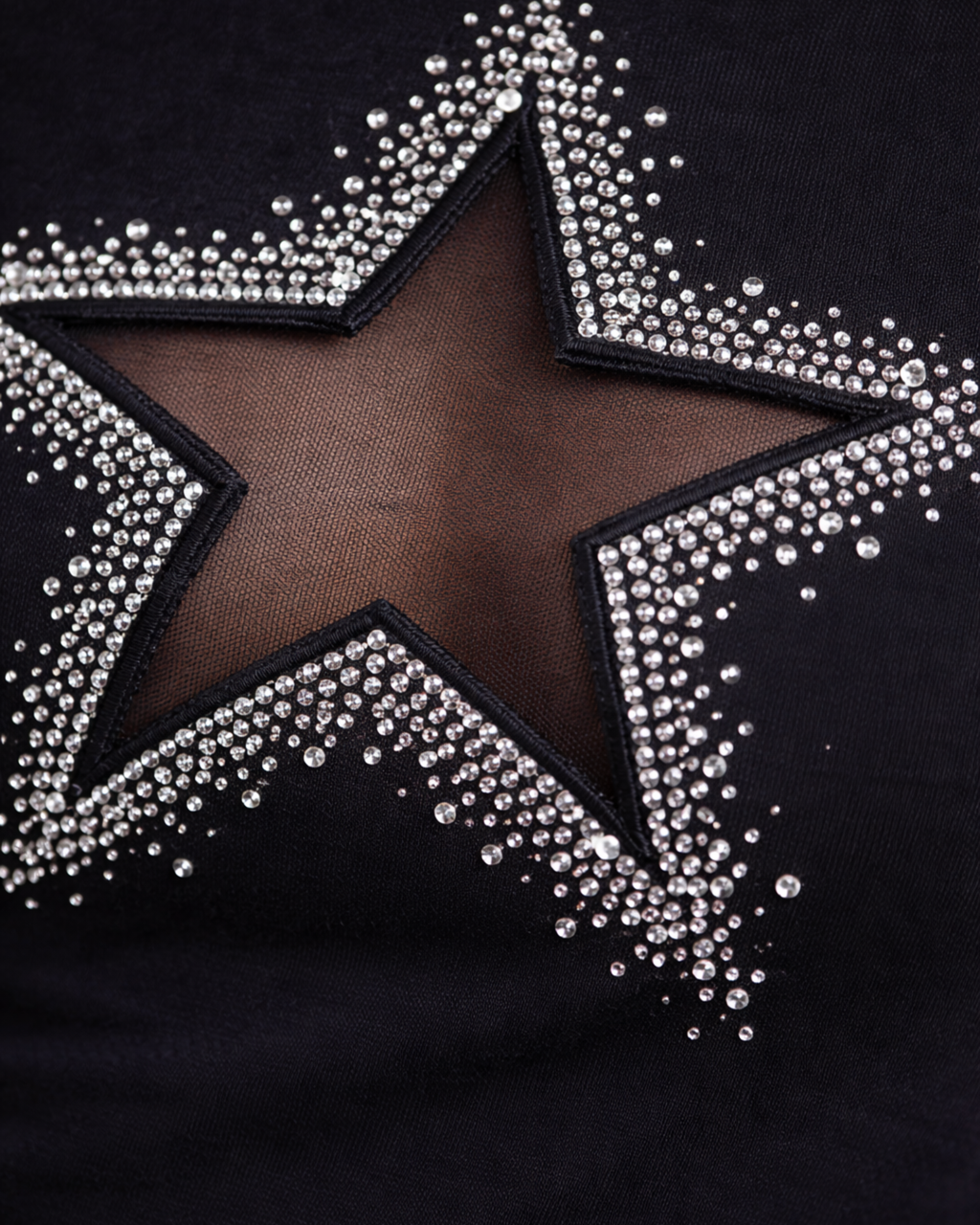 BillionaireZ Starlight Cutout Crop Top