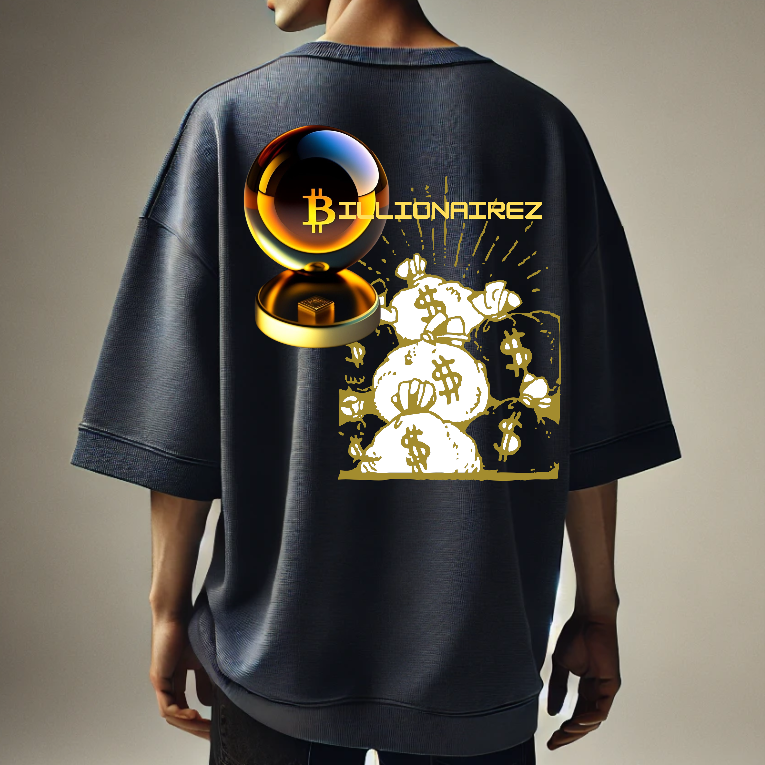 Billionairez “Crypto Vault” Oversized Tee