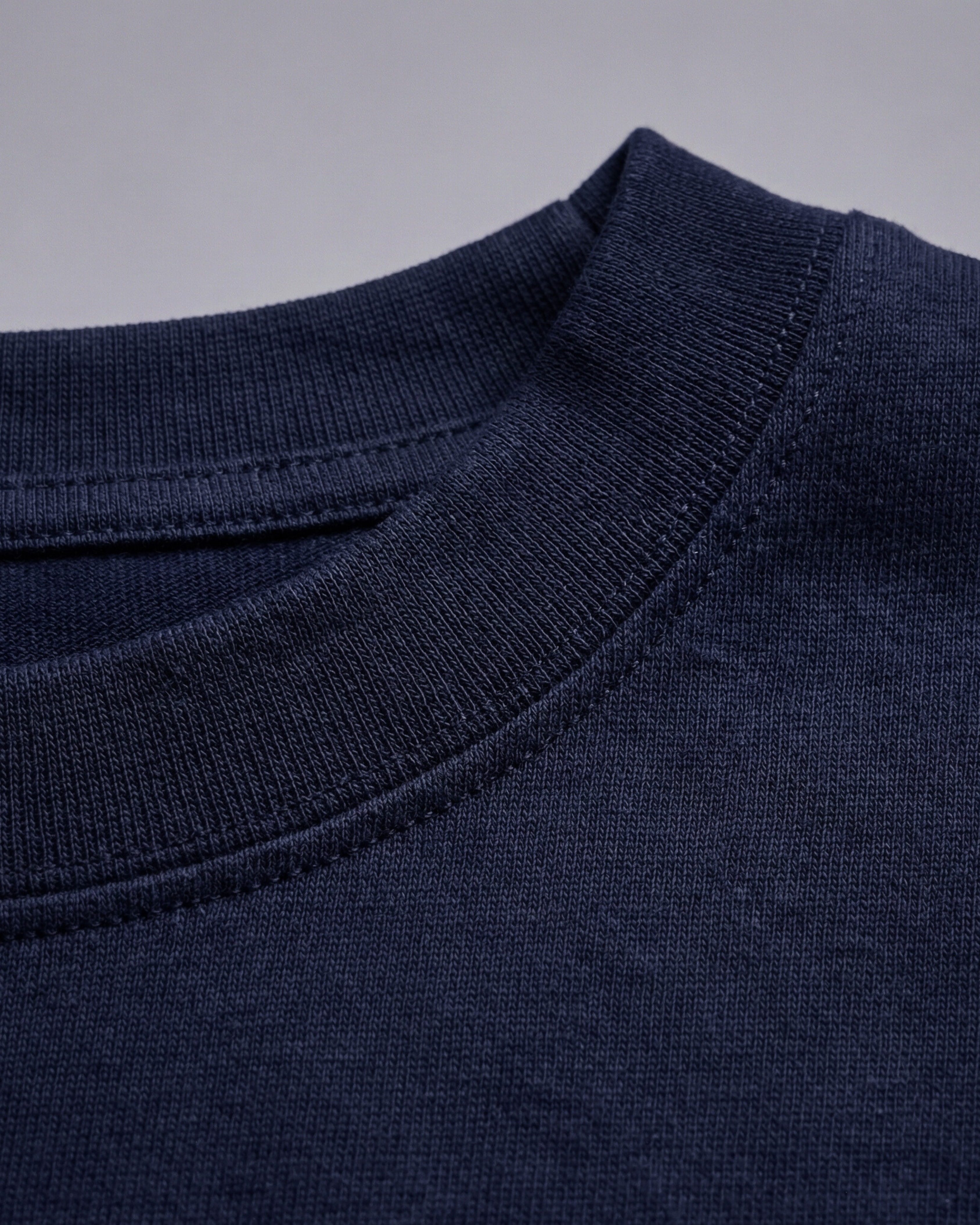 Abyss Navy Oversized Tee Back Emblem