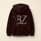 BZ Flight Mode Studded Zip Hoodie