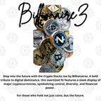 Billionairez “Crypto Stacks” Oversized Tee