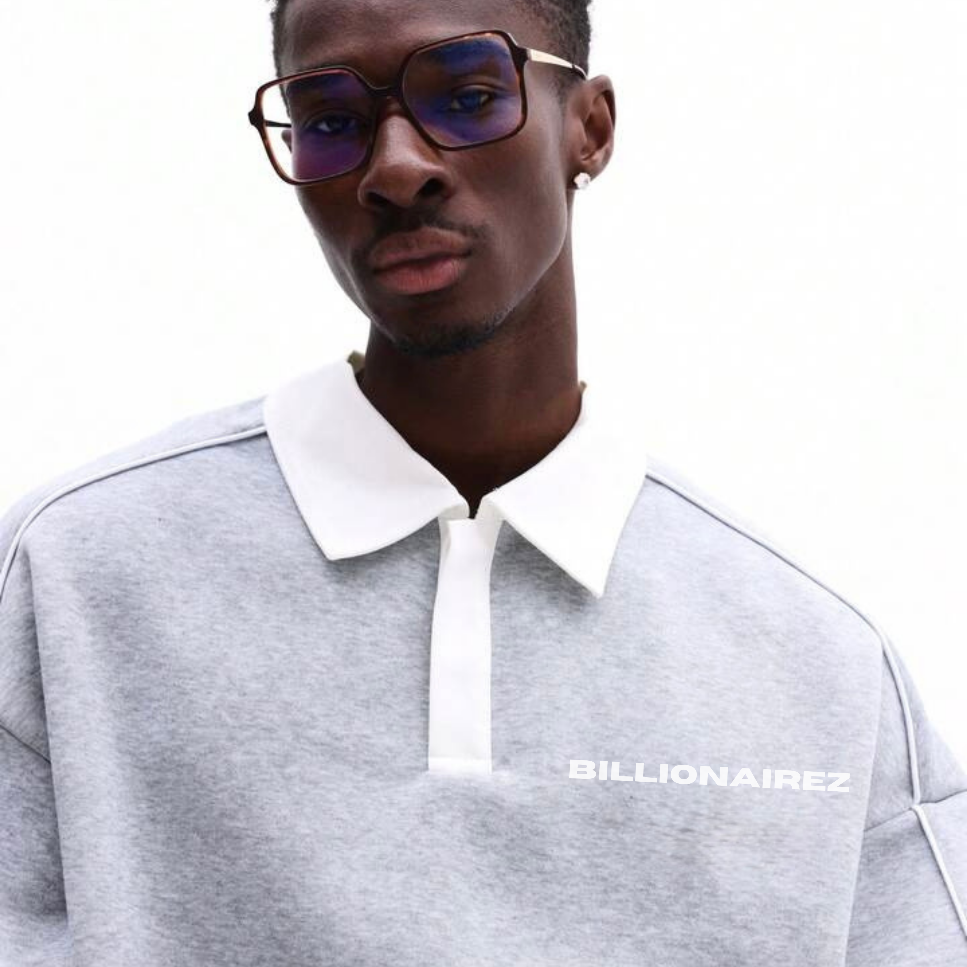 BillionaireZ Cloud Ash Polo Sweatshirt