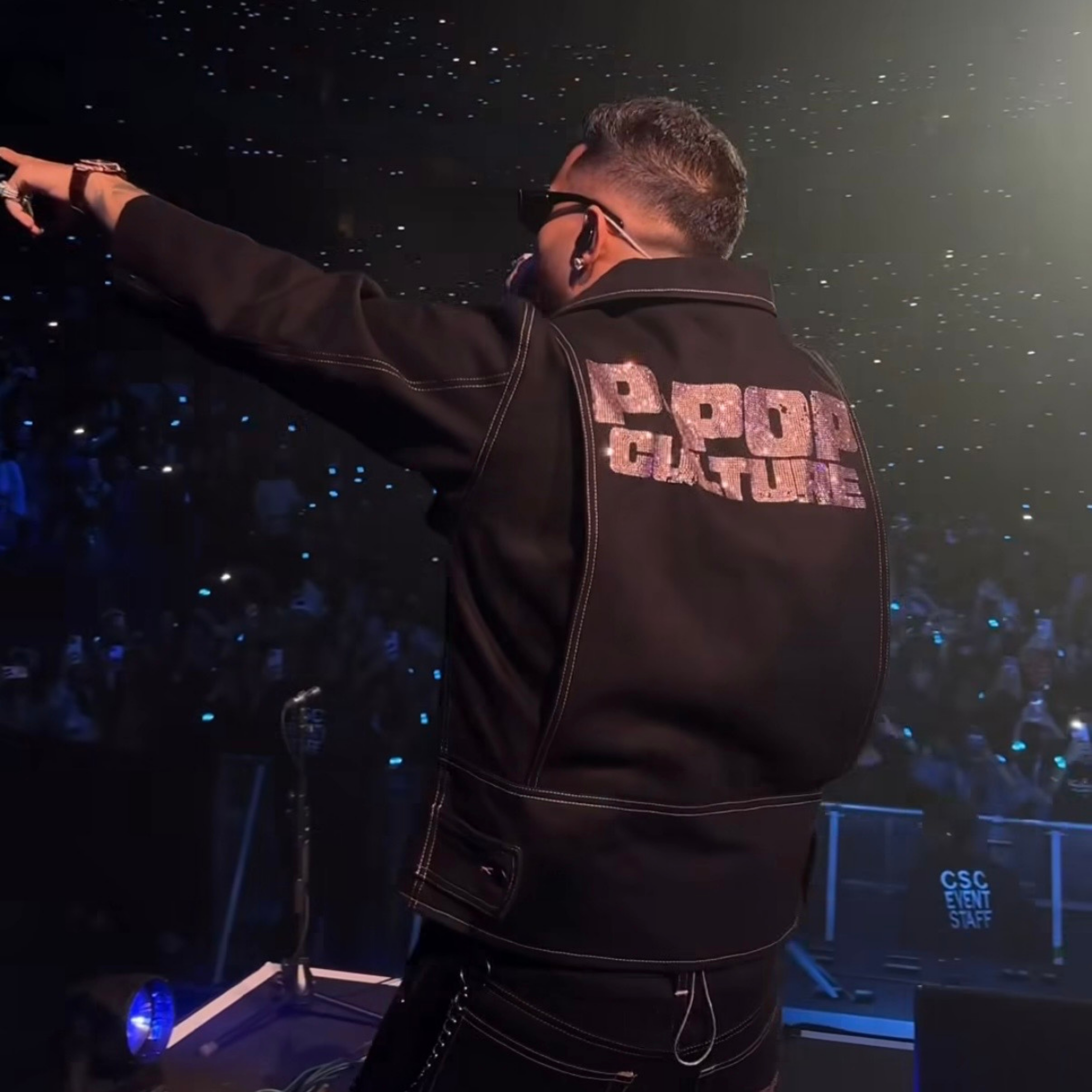BillionaireZ P-POP Culture Rhinestone Denim Jacket