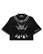 BillionaireZ “Saint Chain” Studded Tee