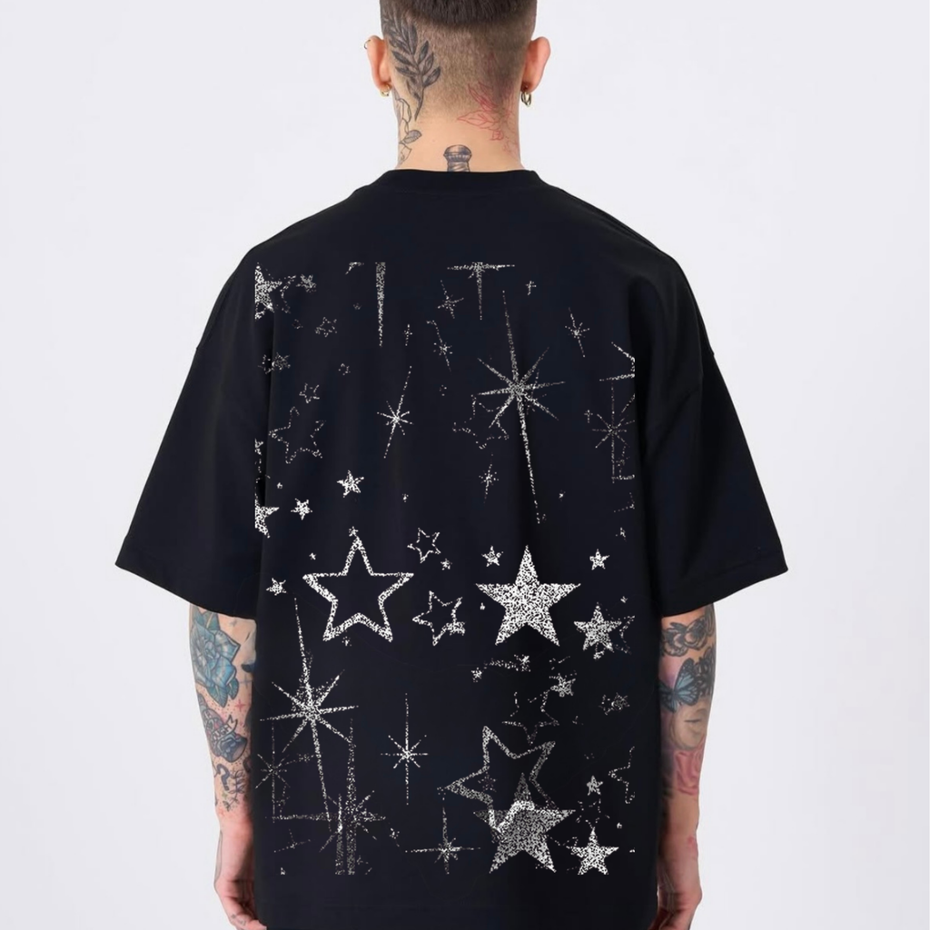 BillionaireZ “Shooting Stars” Oversized T-Shirt