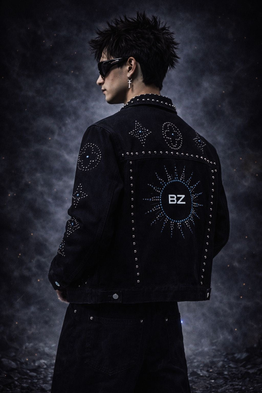 BillionaireZ Authority Studded Jacket