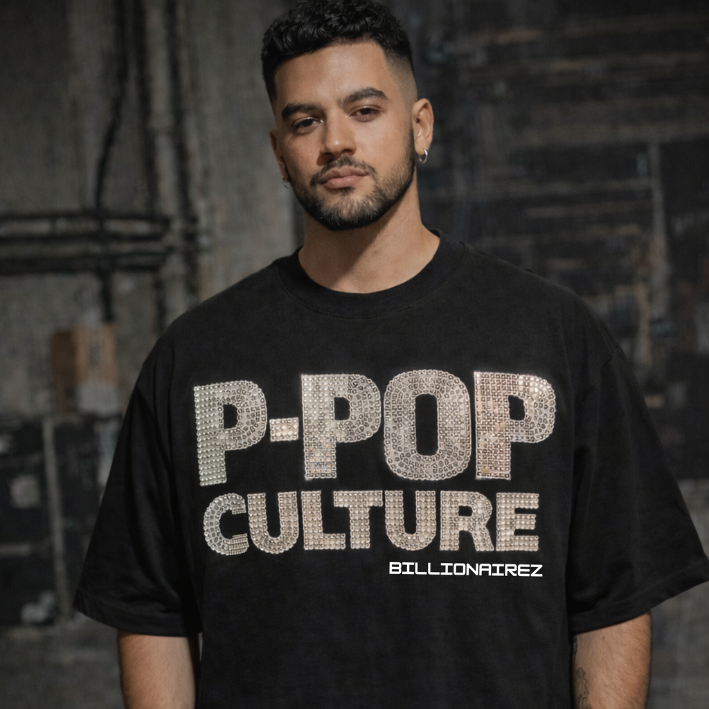 BillionaireZ – P-POP Culture Rhinestone Tee