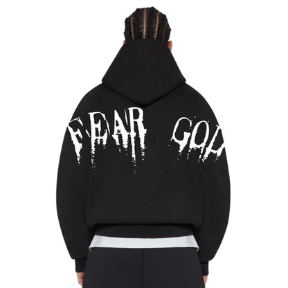 GODSPEED WEB HOODIE – BLACK