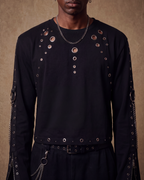 Chrome Ritual Flared Sleeve Tee