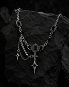 Nocturne Onyx 925 Silver Necklace