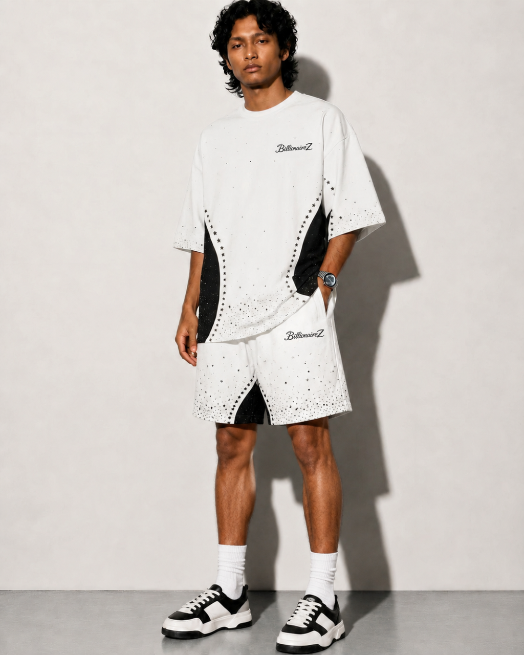 BillionaireZ VVS Galaxy Shorts Outfit Set