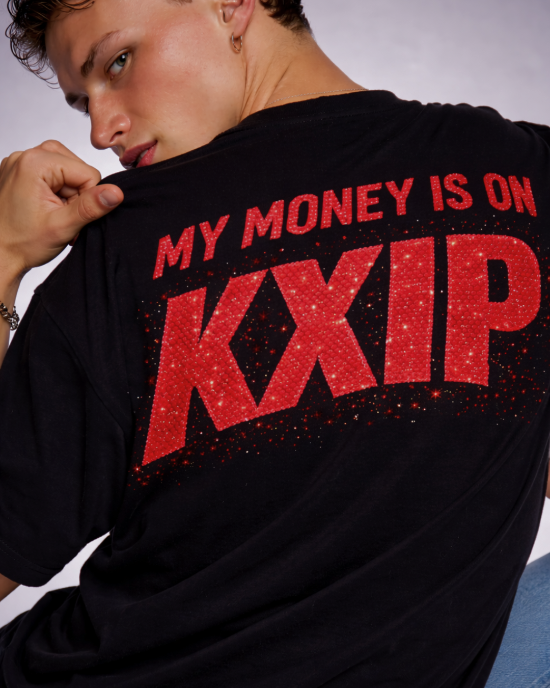 BillionaireZ Exclusive “KXIP Bet” Rhinestone Tee