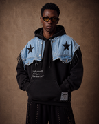 BillionaireZ Outlaw Star Denim Hoodie
