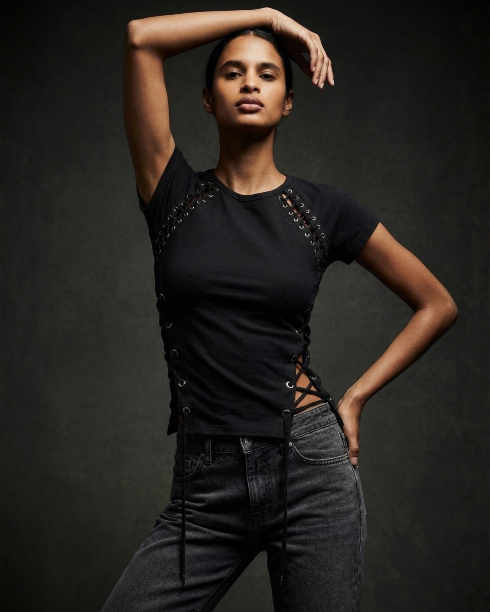 BillionaireZ “Laced Authority” Contour Crop Top (Exclusive)
