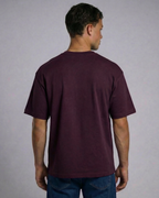 Wine Plum Oversized Tee