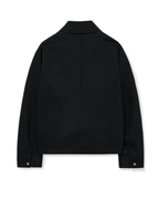 BillionaireZ Noir Authority Half-Zip Sweatshirt