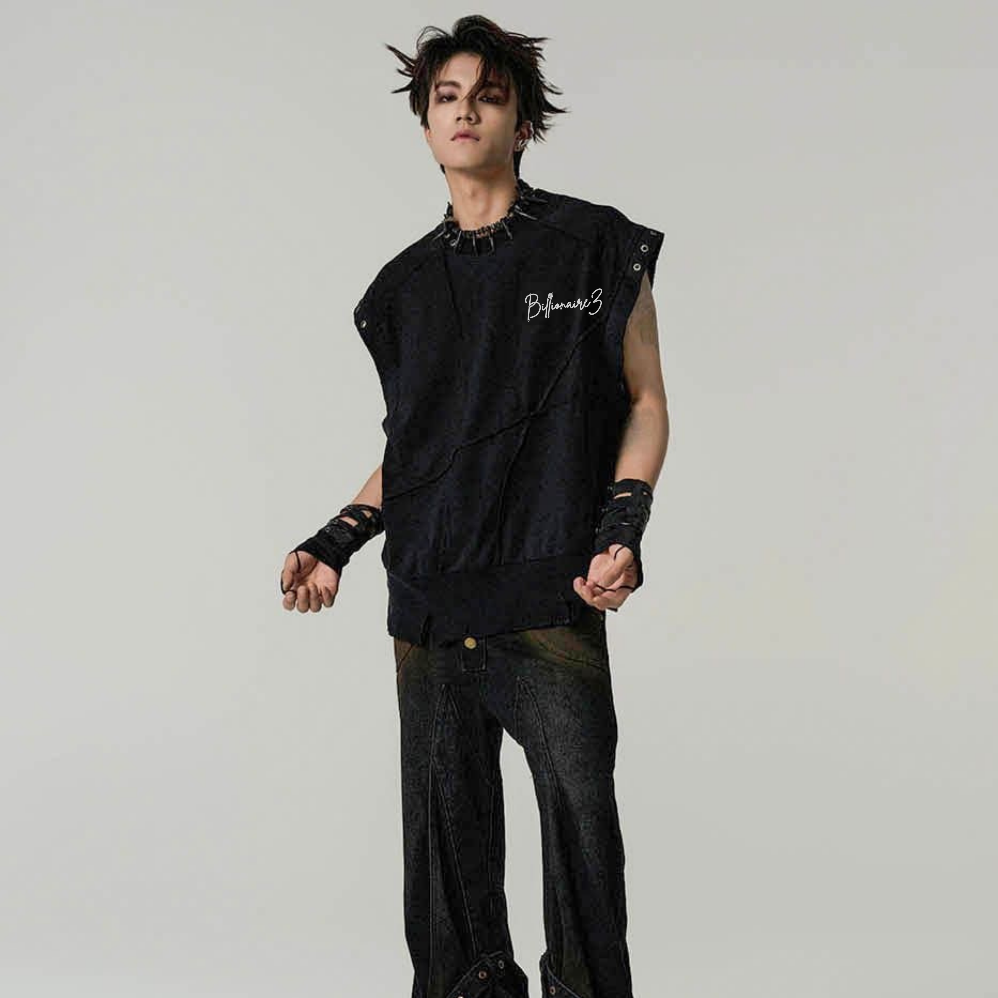 BillionaireZ Rebel Stud Vest