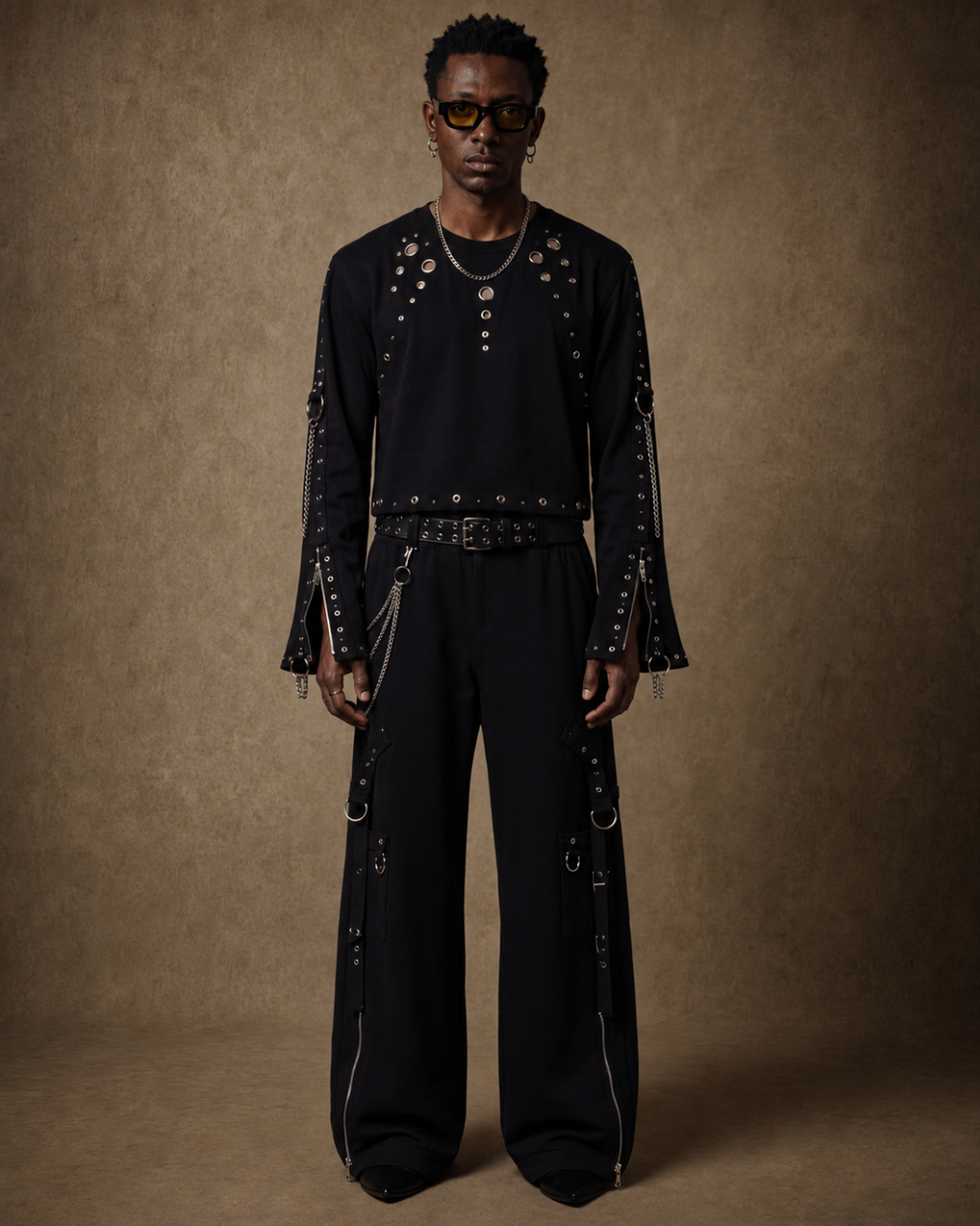 Chrome Ritual Flared Sleeve Tee