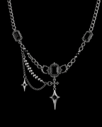 Nocturne Onyx 925 Silver Necklace